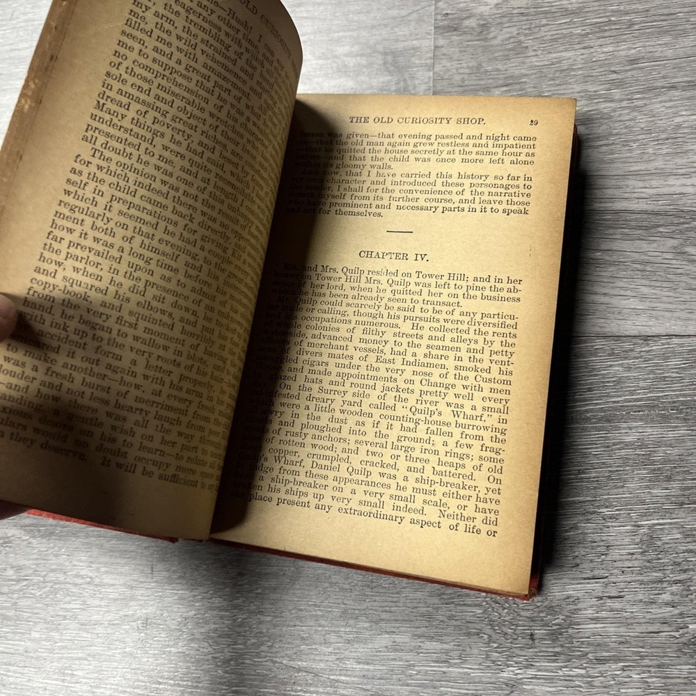 The Old Curiosity Shop by Charles Dickens, published in 1888 by Worthington Co - Picture 5 of 9